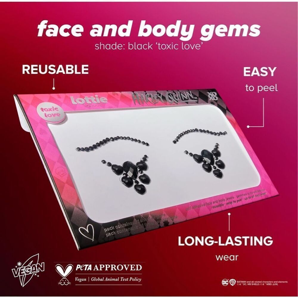 Lot of TWO (2) Lottie London NEW face gems kits